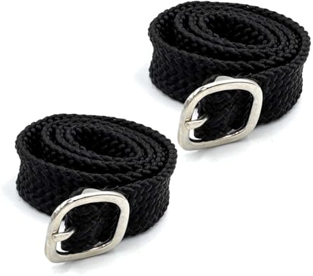 Equine Smile ES4006 Nylon Sporenriemen Pferdespornriemen Verstellbar | Reitsporenriemen Ersatzriemen Fixierung von Reitsporen stark weich Stiefel Sporen Reiten Reitsport