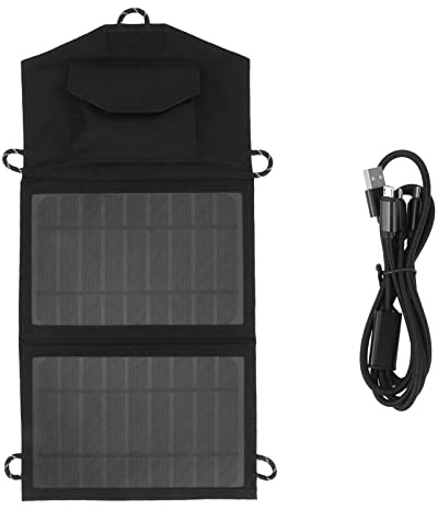 Panneau solaire ZUUOZBYY en silicium monocristallin haute efficacité, portable et pliable, idéal pour le camping, les camping-cars, les voitures et les abris pour animaux.