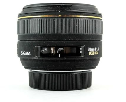 Sigma 30 mm F1,4 EX DC HSM-Objektiv (62 mm Filtergewinde) für Canon Objektivbajonett