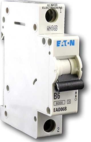 EATON B 6 AMP 6kA MCB EAD6B CIRCUIT BREAKER 230/400V