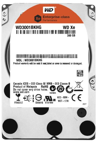 WD XE 300 GB Enterprise Hard Drive: 2.5 Inch, 10000 RPM, SAS, 32 MB Cache - WD3001BKHG