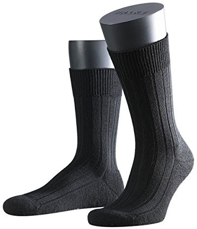 FALKE Herren Socken Teppich im Schuh 2er Pack, Größe:45/46;Farbe:black