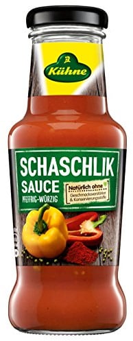 Kühne Würzsauce Schaschlik, 6er Pack (6 x 250 ml)