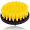OxoxO Drill Brush – Cepillo multibrush de 4 pulgadas, para juntas, taladro, color amarillo, cepillo para baño, suelo de piscina, mortero, coche