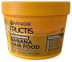 GARNIER FRUCTIS Mask for dry hair Banana Hair Food, 390 ml