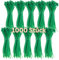 Gocableties Kabelbinder 1000 Stück Grün, 150 mm x 3,6 mm mit 18,2 kg Zugfestigkeit, kleine Größe, dünn, UV Beständig Set