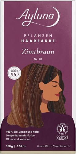 Pflanzenhaarfarbe Zimtbraun 6 x 100 gr