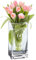 Casa Vivente Blumenvase mit Gravur zur Diamanthochzeit, Vase mit Ring-Motiv, Personalisiert mit Namen und Datum, Geschenk zum 60. Hochzeitstag