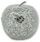 Angraves Mosaic Glass Silver Apple Home Decorative Fruit Bowl Display Piece Gift