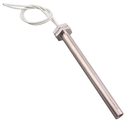 240 V 3600 W Heizpatrone mit 1 Zoll DN25 33.2mm BSP-Muttern Edelstahl Heizelementlänge