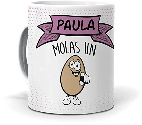 Taza Paula molas un Huevo. Cerámica AAA - 350 ml.