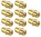 LEENUE Sat Kabel Verbinder, F Stecker Verbinder, RG6 Koaxial Buchse zu Buchse F Verbinder Sat Kupplung für Koaxialkabel Antennenkabel Satellitenkabel 10er Pack