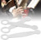 Agatige 3-teiliges Saxophon-Reparatur-Set, Edelstahl-Flöten-Klarinetten-Schlüssel-Nivellierringe Pad Holzbläser-Instrument-Pads Reparatur-Werkzeuge