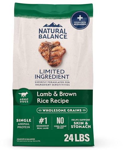 Natural Balance Limited Ingredient, Lamb & Brown Rice, 24 lb