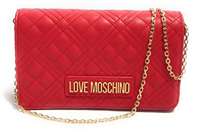 MOSCHINO Borsa donna Love spalla/tracolla ecopelle trapuntata rosso BS23MO87 JC4079 Piccola