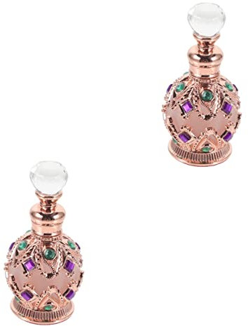 Garneck 2stücke Reise Parfümflasche Nachfüllbare Glasflasche Für Ätherische Öle Parfüm Und Flüssigkeiten Für Unterwegs Kompakt Und Leicht Zu Transportieren