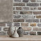 K&L Wall Art Steintapete Vliestapete Vintage Loft Tapete rustikale Backstein Ziegelwand Wallpaper inkl. Tapezier-Ratgeber (Grau-Braun)