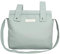 MIMUSELINA Bolso Panera Bolso Carro Bebe Impermeable - Diseño Versátil con Gran Capacidad, Asas Múltiples y Cremallera Segura - Duradera y Fácil de Limpiar - Exterior de Polipiel (Green)