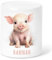 Schwein Spardose Kinder personalisiert mit Namen Geldgeschenk zum Geburtstag für Jungen & Mädchen Geschenk Sparschwein aus Keramik
