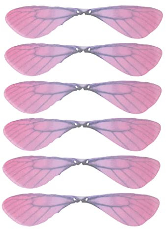 Lurrose 20 Stücke Handgemachte Simulierte Libelle Flügel Dekore Einzigartige Ohrring Handwerk Liefert Für Decor