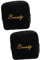 minkissy 2st Beutel Für Menstruationstassen Handtasche Schminktasche Kulturbeutel Klar Klare Make-up-Tasche Reisekosmetiktasche Reise-Organizer-Taschen Halter Für Stilleinlagen Black