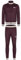 Lonsdale Herren Trainingsanzug schmale Passform ASHWELL Oxblood/Ecru L