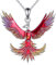 DAYLINLOVE Phönix Halskette 925 Sterling Silber Phönix kette Phönix Schmuck Geschenk für Frauen Mädchen Phönix Liebhaber