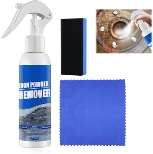 WAWJ® Rost Entferner Reinigungsspray, Iron Powder Remover, Car Rust Removal Spray, Iron Powder Remover for Car, Rostlöser Extrem für Auto Rost Entfernen Wartung Restaurierung