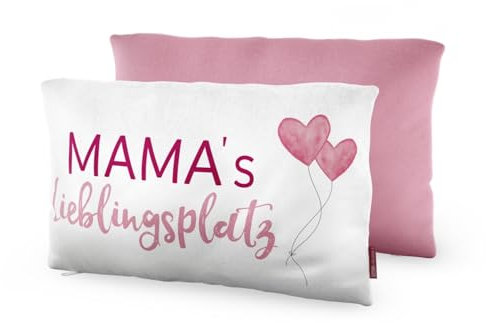 la Vida Kuschelkissen, Mama's Lieblingsplatz, Dekokissen, Reisekissen