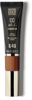 Dripping Gold Cc Cream SPF 45 – AMBER | Full-Coverage Foundation with Hydration, Brightening & Colour Correction | Lightweight, Long-Lasting & Radiant Finish