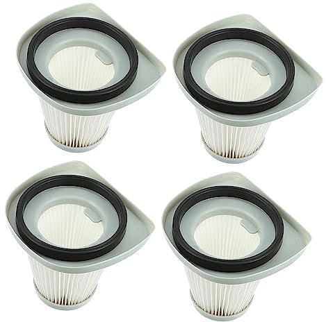 SHINEOFI 4Piezas Filtros de Aspiradora Pack Reutilizables Compatible con Colectores de Polvo Inalámbricos Material Duradero y Lavable