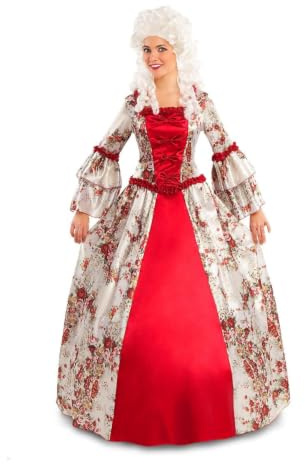 My Other Me - Disfraz Colonial rojo mujer adulta | Incluye vestido y enagua