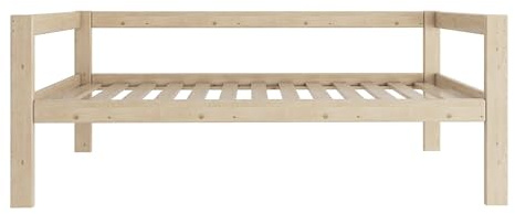 Need Sleep Seniorenbett 90x200 cm – Einzelbett für Senioren – Einstiegshöhe ca. 60 cm – stabiles Holzbett – ergonomische Höhe – Massivholz