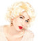 infactory Fasching-Perücke: Perücke Marilyn (Perücken als Kostüm-Zubehöre, Haarteil für Kostümparty, Kostüme)