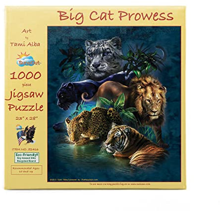 SunsOut 52416 - Alba: Raubkatzen - Puzzle 1.000 Teile