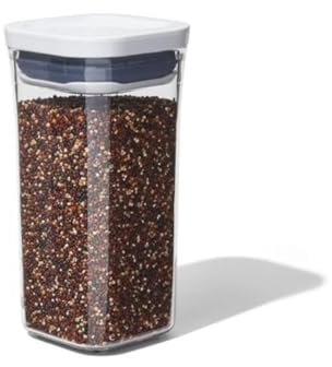 OXO Good Grips POP Contenedor - Almacenamiento hermético y apilable de alimentos - 0,5 l para cereales y mucho más, Transparente