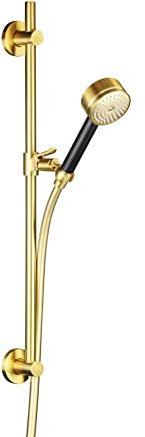 MAMOLI FN07 Barre de douche en laiton chromé 3 jets avec anti-calcaire Support coulissant en laiton