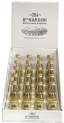 NARDINI AQUAVITE DI PURA VINACCIA DOPPIA RETTIFICA RISERVA BASSANO 20 PZ MIGNON MINIATURE 3 CL