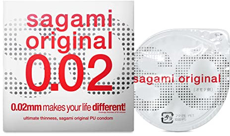 Sagami Original 0.02 (2. Generation) 3 Stück PU Kondom