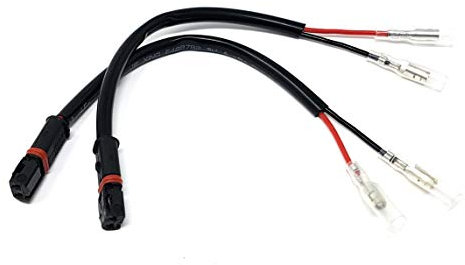 Simda Pro Blinker Adapterkabel für Motorrad mit 2 polige Stecker (BMW mit 2 polige Stecker 0201)