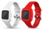 RuenTech 2er Pack Band Kompatibel mit Garmin Vivofit JR.3 Kids Armband Silicone Ersatzarmband Ersatzband Armbänder Bands Gurt Zubehör (rot+weiß)