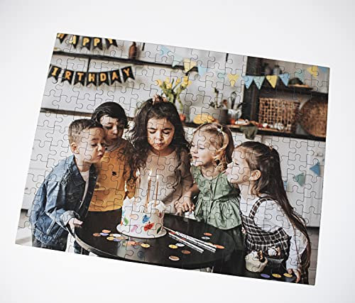 Personalised Customised Jigsaw Puzzle - 200 Piece Photo Puzzle - Make Your Own With Your Image, Personalised Box - Choose 1000/500/400/200 Pieces
