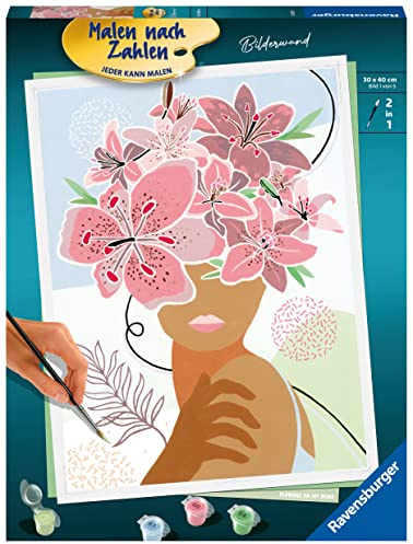 Ravensburger Malen nach Zahlen 20235 – Flowers on My Mind – ab 12 Jahren
