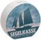 Segelkasse Spardose mit Segelschiff Sparbüchse aus Keramik für Segler sparen für das Segelschiff oder den nächsten Segeltörn