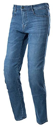 Alpinestars Radon Relaxed Fit Motorcycle Jeans (Blue, 32)