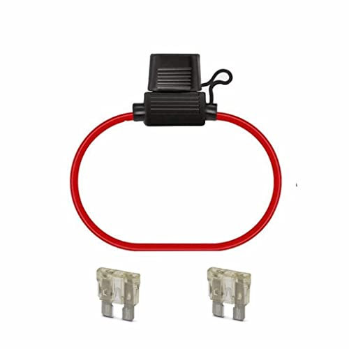 Movilideas 1 porte-fusible pour voiture aérienne résistant à l'eau avec 2 fusibles de 25 ampères.