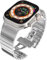 Dabeto Armband Kompatibel mit Apple Watch Apple Watch Band 42mm 44mm 45mm 49mm Apple Watch Ultra Armbander Titanium Metall Ersatz Band Kompatibel mit Series 1 2 3 4 5 6 7 8