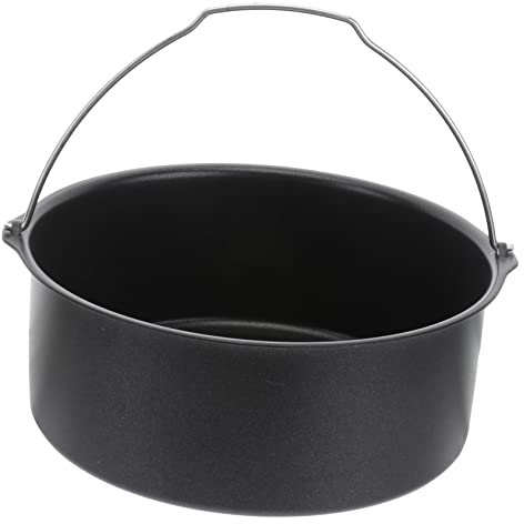 Gatuida Rivestimento per Friggitrice Ad Aria da 8 Pollici - per La Cottura di Torte con Manico - Accessorio per Teglia per Pizza per Una Cottura Facile