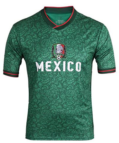 SINLEISI 2022 World Cup Fan Jerseys Countries/Styles - Argentina, Brazil, Mexico & USA, Mexico, XL