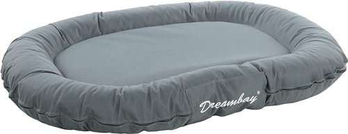 Flamingo Dreambay Ovales Hundebett – 100x75x15 cm, Perfekt für Labrador, Golden Retriever, Boxer, Dalmatiner usw.